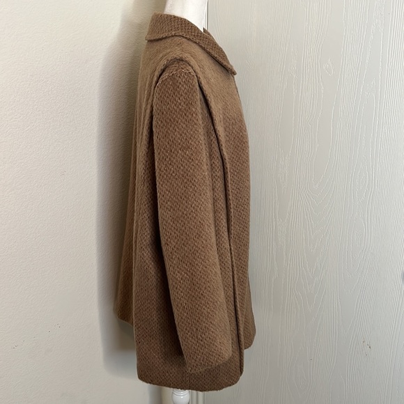 Vintage 1980s Dani Colby Tan Coat. Size 22W - Picture 6 of 9
